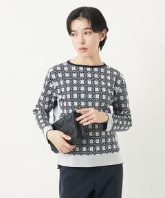 Maison de CINQ / メゾン ドゥ サンク ニット・セーター | [日本製]裏カノコストレッチジャカードニット