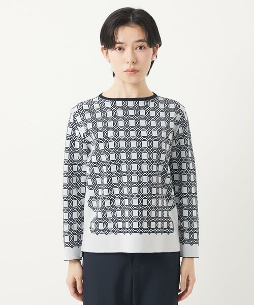 Maison de CINQ / メゾン ドゥ サンク ニット・セーター | [日本製]裏カノコストレッチジャカードニット | 詳細2