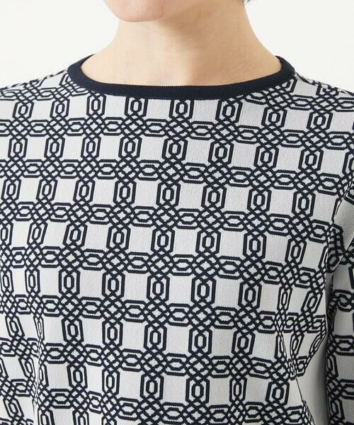 Maison de CINQ / メゾン ドゥ サンク ニット・セーター | [日本製]裏カノコストレッチジャカードニット | 詳細5