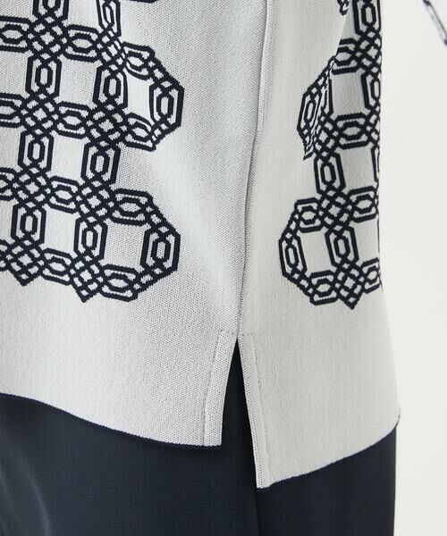 Maison de CINQ / メゾン ドゥ サンク ニット・セーター | [日本製]裏カノコストレッチジャカードニット | 詳細7