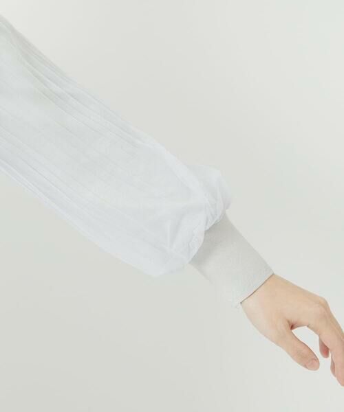 Maison de CINQ / メゾン ドゥ サンク カットソー | チュールドッキングジャージプルオーバー | 詳細6