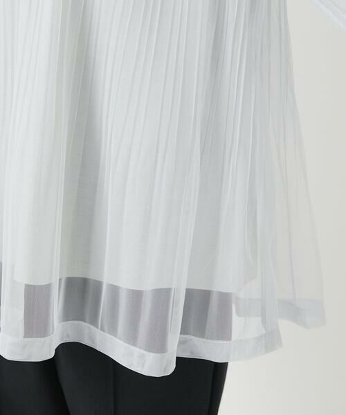 Maison de CINQ / メゾン ドゥ サンク カットソー | チュールドッキングジャージプルオーバー | 詳細7