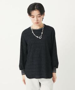 Maison de CINQ / メゾン ドゥ サンク カットソー | ランダムシャーリングレースカットソー