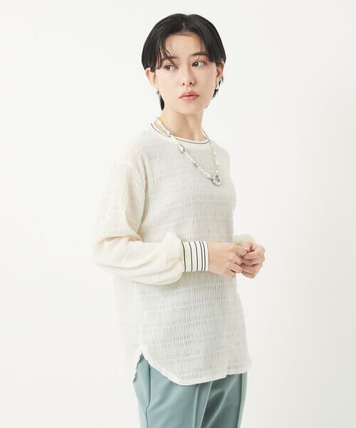 Maison de CINQ / メゾン ドゥ サンク カットソー | ランダムシャーリングレースカットソー | 詳細3