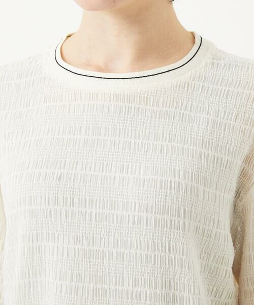 Maison de CINQ / メゾン ドゥ サンク カットソー | ランダムシャーリングレースカットソー | 詳細7