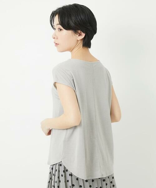 Maison de CINQ / メゾン ドゥ サンク カットソー | [日本製]ラメフレンチスリーブジャージーカットソー | 詳細1