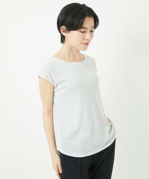 Maison de CINQ / メゾン ドゥ サンク カットソー | [日本製]ラメフレンチスリーブジャージーカットソー | 詳細3