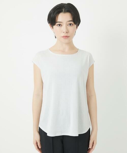 Maison de CINQ / メゾン ドゥ サンク カットソー | [日本製]ラメフレンチスリーブジャージーカットソー | 詳細4