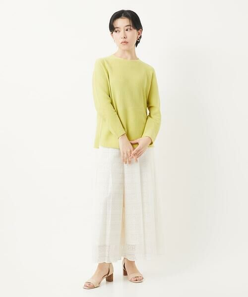 Maison de CINQ / メゾン ドゥ サンク その他パンツ | 【セットアップ対応】幾何ボーダーレースプリーツワイドパンツ | 詳細16