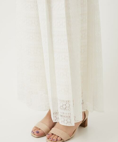 Maison de CINQ / メゾン ドゥ サンク その他パンツ | 【セットアップ対応】幾何ボーダーレースプリーツワイドパンツ | 詳細8