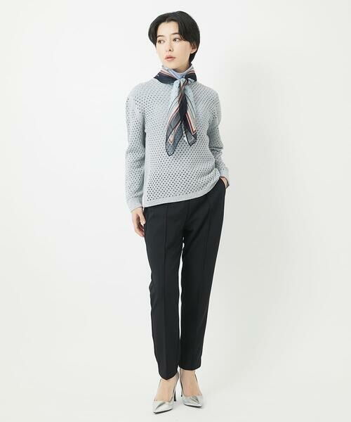 Maison de CINQ / メゾン ドゥ サンク チノ・ワークパンツ | [日本製]カットジョーゼットセンタープレスイージーパンツ | 詳細10