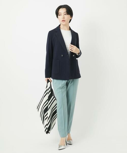 Maison de CINQ / メゾン ドゥ サンク チノ・ワークパンツ | [日本製]カットジョーゼットセンタープレスイージーパンツ | 詳細16