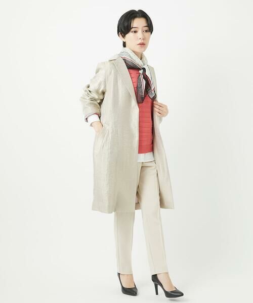 Maison de CINQ / メゾン ドゥ サンク チノ・ワークパンツ | [日本製]カットジョーゼットセンタープレスイージーパンツ | 詳細20