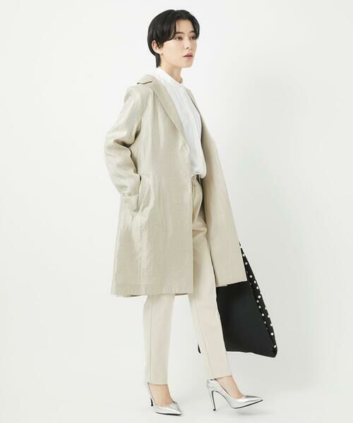 Maison de CINQ / メゾン ドゥ サンク チノ・ワークパンツ | [日本製]カットジョーゼットセンタープレスイージーパンツ | 詳細23