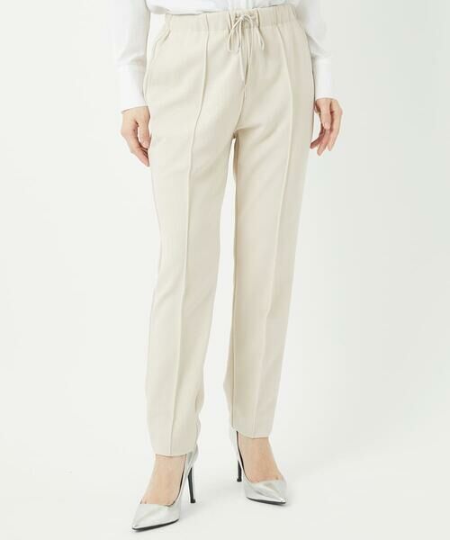 Maison de CINQ / メゾン ドゥ サンク チノ・ワークパンツ | [日本製]カットジョーゼットセンタープレスイージーパンツ | 詳細24