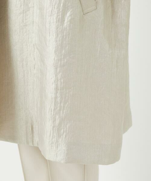 Maison de CINQ / メゾン ドゥ サンク その他アウター | メタリックツイルロングコート | 詳細10