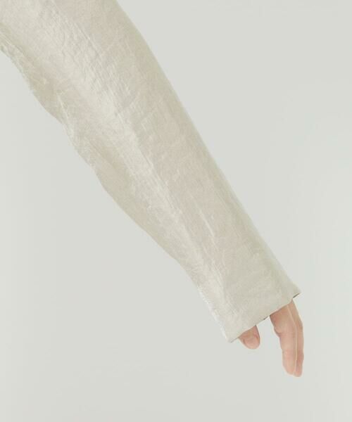 Maison de CINQ / メゾン ドゥ サンク その他アウター | メタリックツイルロングコート | 詳細8