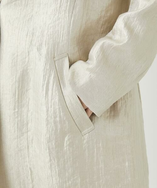 Maison de CINQ / メゾン ドゥ サンク その他アウター | メタリックツイルロングコート | 詳細9