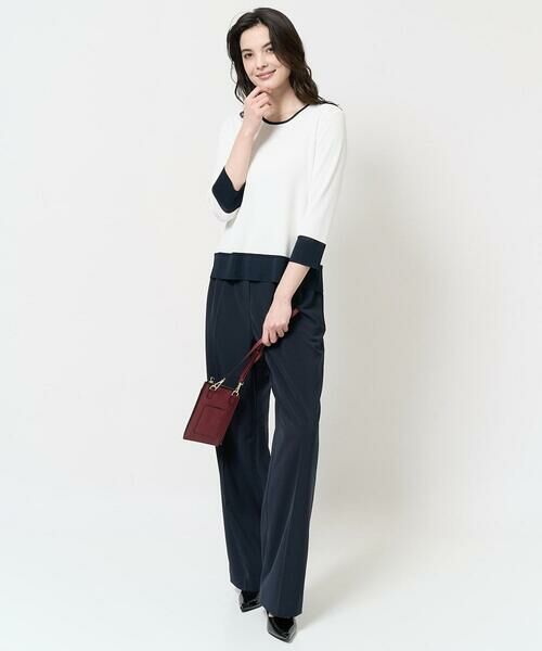 Maison de CINQ / メゾン ドゥ サンク ニット・セーター | [吸湿･速乾･抗菌･防臭 / アンサンブル対応]バイカラーニット | 詳細10