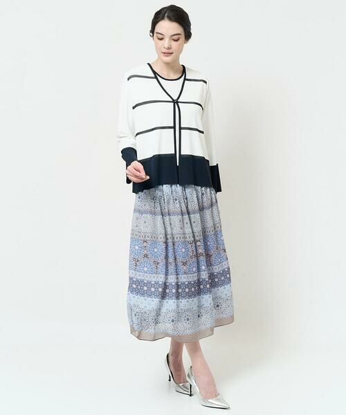 Maison de CINQ / メゾン ドゥ サンク ニット・セーター | [吸湿･速乾･抗菌･防臭 / アンサンブル対応]バイカラーニット | 詳細20