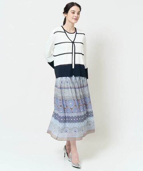 Maison de CINQ / メゾン ドゥ サンク ニット・セーター | [吸湿･速乾･抗菌･防臭 / アンサンブル対応]バイカラーニット | 詳細21