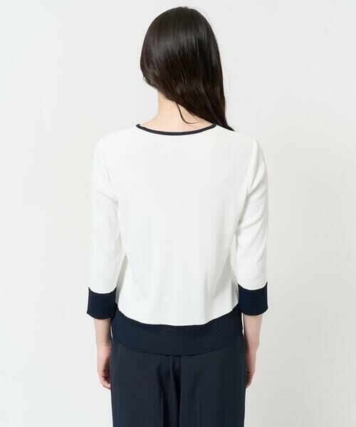 Maison de CINQ / メゾン ドゥ サンク ニット・セーター | [吸湿･速乾･抗菌･防臭 / アンサンブル対応]バイカラーニット | 詳細3