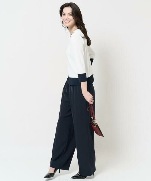 Maison de CINQ / メゾン ドゥ サンク ニット・セーター | [吸湿･速乾･抗菌･防臭 / アンサンブル対応]バイカラーニット | 詳細9