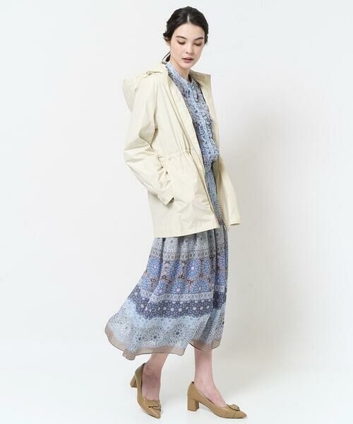 Maison de CINQ / メゾン ドゥ サンク ミニ・ひざ丈スカート | [セットアップ対応]プリントフレアースカート | 詳細12