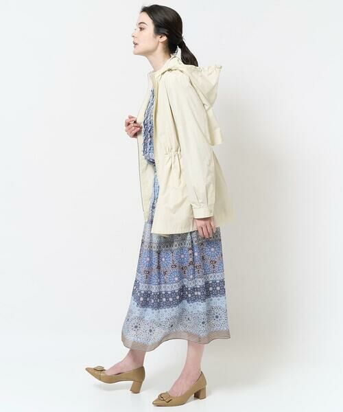 Maison de CINQ / メゾン ドゥ サンク ミニ・ひざ丈スカート | [セットアップ対応]プリントフレアースカート | 詳細13