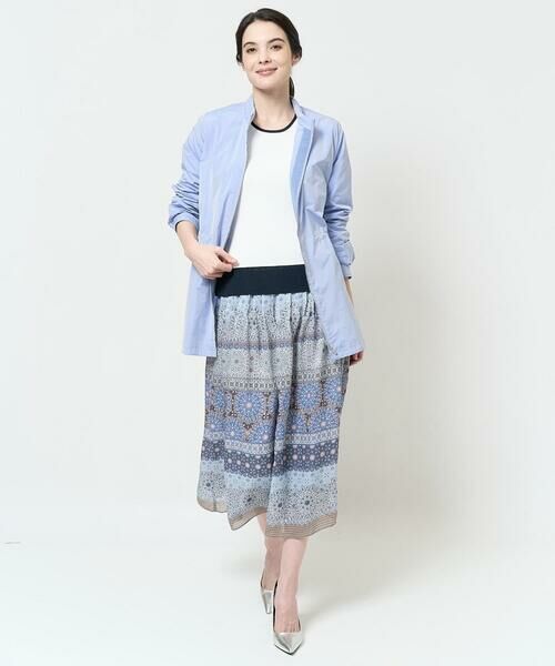 Maison de CINQ / メゾン ドゥ サンク ミニ・ひざ丈スカート | [セットアップ対応]プリントフレアースカート | 詳細23