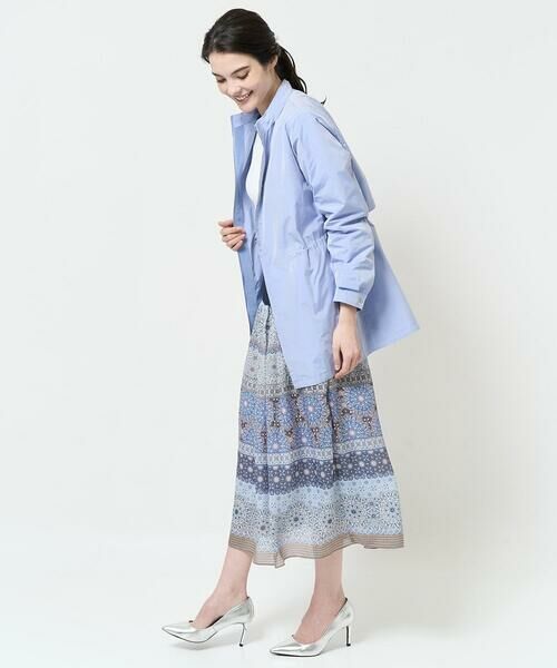 Maison de CINQ / メゾン ドゥ サンク ミニ・ひざ丈スカート | [セットアップ対応]プリントフレアースカート | 詳細24