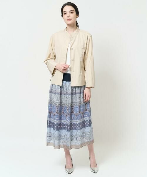 Maison de CINQ / メゾン ドゥ サンク ミニ・ひざ丈スカート | [セットアップ対応]プリントフレアースカート | 詳細26