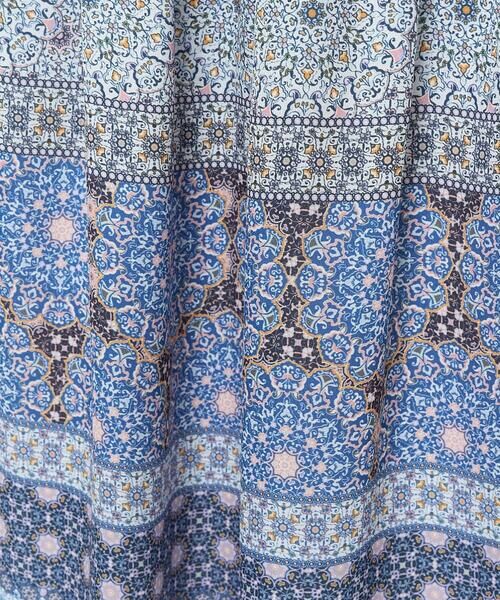 Maison de CINQ / メゾン ドゥ サンク ミニ・ひざ丈スカート | [セットアップ対応]プリントフレアースカート | 詳細6