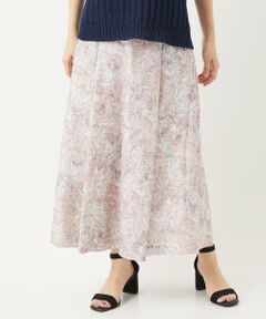 Maison de CINQ / メゾン ドゥ サンク ロング・マキシ丈スカート | [セットアップ対応]モダン更紗プリントスカート