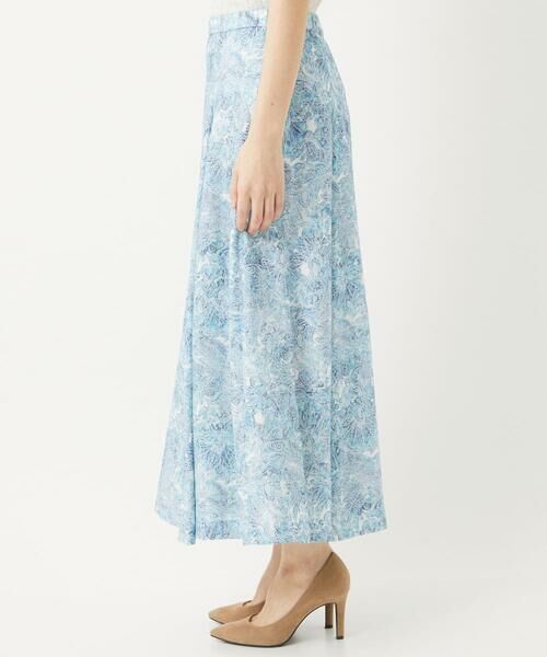 Maison de CINQ / メゾン ドゥ サンク ロング・マキシ丈スカート | [セットアップ対応]モダン更紗プリントスカート | 詳細7
