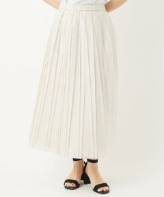 Maison de CINQ / メゾン ドゥ サンク ロング・マキシ丈スカート | オーガンジープリーツスカート