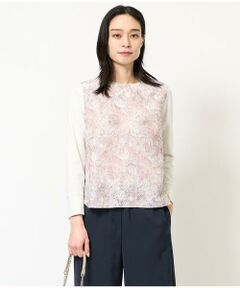 Maison de CINQ / メゾン ドゥ サンク カットソー | [セットアップ対応]モダン更紗プリントカットソー