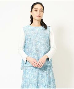 Maison de CINQ / メゾン ドゥ サンク カットソー | [セットアップ対応]モダン更紗プリントカットソー