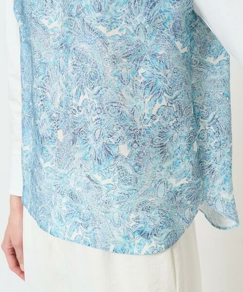 Maison de CINQ / メゾン ドゥ サンク カットソー | [セットアップ対応]モダン更紗プリントカットソー | 詳細10