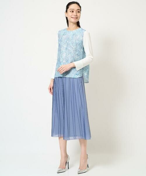 Maison de CINQ / メゾン ドゥ サンク カットソー | [セットアップ対応]モダン更紗プリントカットソー | 詳細15