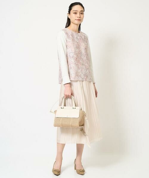 Maison de CINQ / メゾン ドゥ サンク カットソー | [セットアップ対応]モダン更紗プリントカットソー | 詳細26