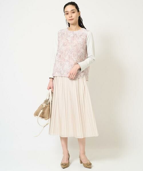 Maison de CINQ / メゾン ドゥ サンク カットソー | [セットアップ対応]モダン更紗プリントカットソー | 詳細29