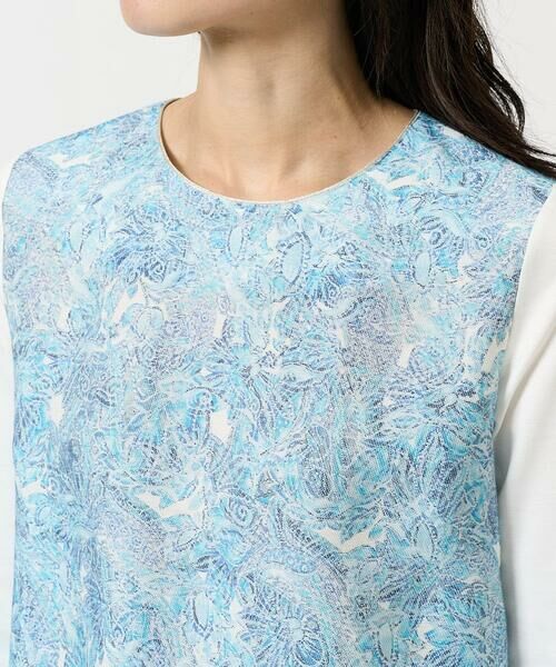 Maison de CINQ / メゾン ドゥ サンク カットソー | [セットアップ対応]モダン更紗プリントカットソー | 詳細7