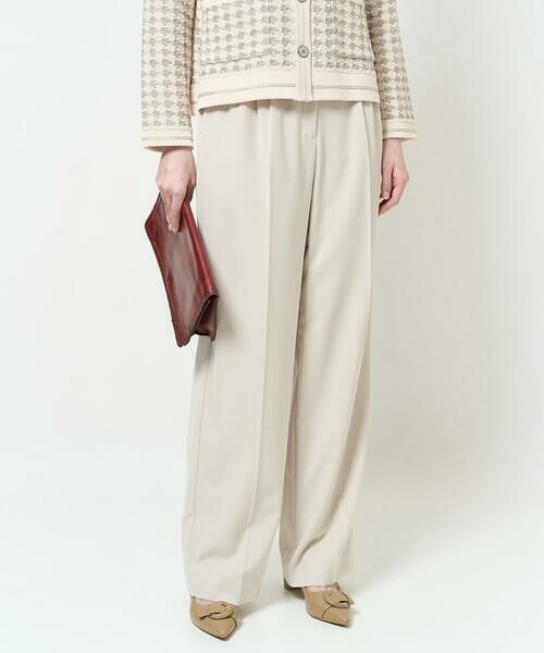 Maison de CINQ / メゾン ドゥ サンク その他パンツ | タック入りセミワイドパンツ | 詳細1