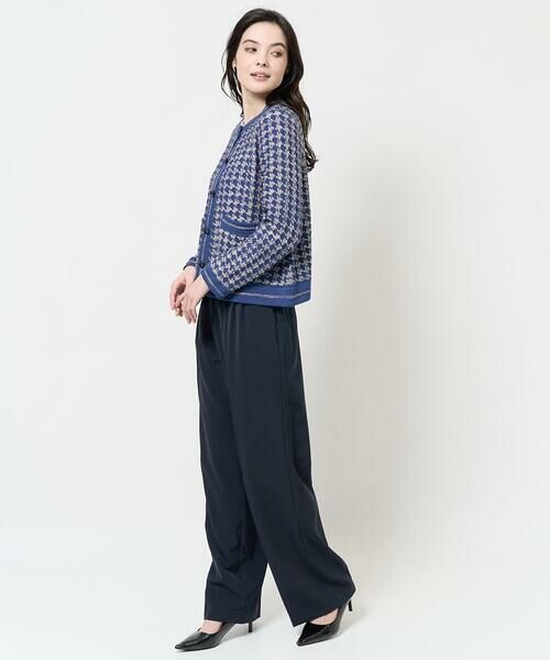 Maison de CINQ / メゾン ドゥ サンク ノーカラージャケット | 千鳥柄ニットジャケット | 詳細14