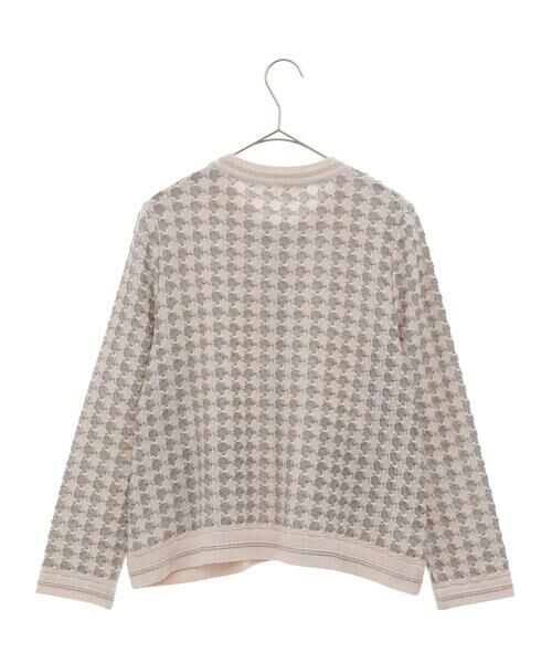 Maison de CINQ / メゾン ドゥ サンク ノーカラージャケット | 千鳥柄ニットジャケット | 詳細29