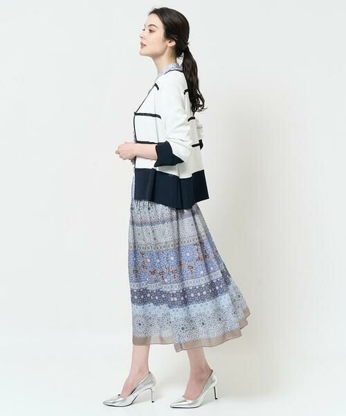 Maison de CINQ / メゾン ドゥ サンク カーディガン・ボレロ | [吸湿･速乾･抗菌･防臭 / アンサンブル対応]バイカラーニットカーディガン | 詳細15