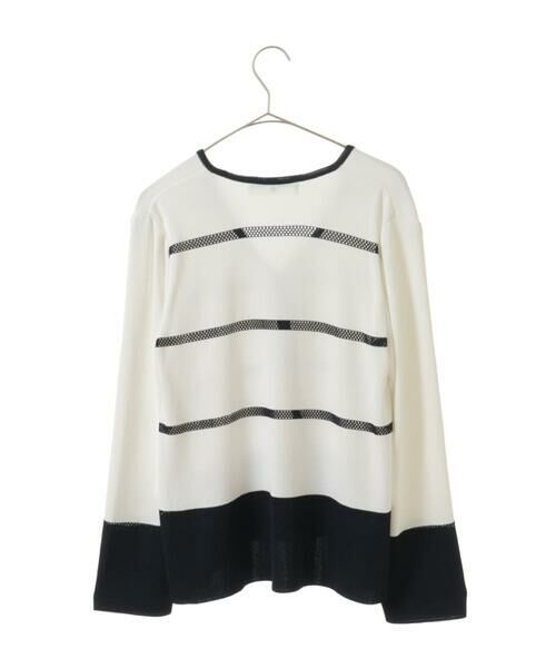 Maison de CINQ / メゾン ドゥ サンク カーディガン・ボレロ | [吸湿･速乾･抗菌･防臭 / アンサンブル対応]バイカラーニットカーディガン | 詳細27