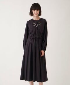 Maison de CINQ / メゾン ドゥ サンク ロング・マキシ丈ワンピース | 【小さいサイズ】ドレープワッシャーワンピース