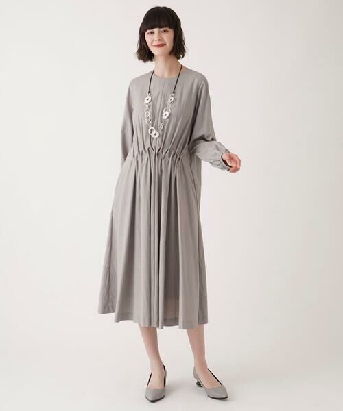 Maison de CINQ / メゾン ドゥ サンク ロング・マキシ丈ワンピース | 【小さいサイズ】ドレープワッシャーワンピース | 詳細11